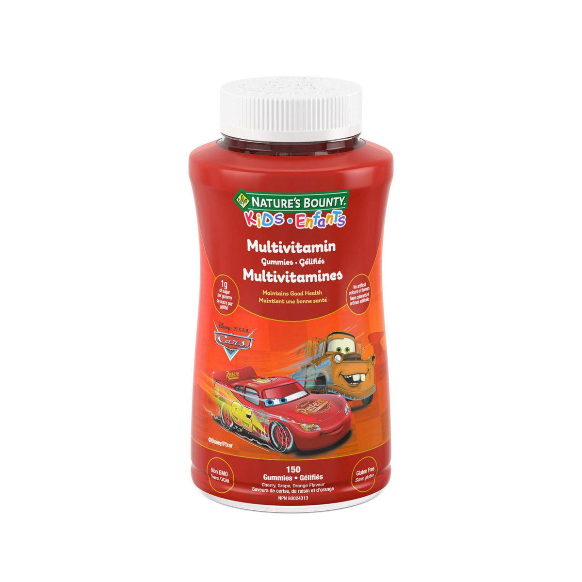 Nature's Bounty Kids Multivitamin Disney Pixar Cars Gummies, 150 Count