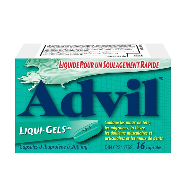 Advil Liqui-Gels, 200 mg, 16 Liquid-Filled Capsules