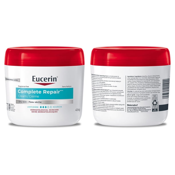 Eucerin Complete Repair Moisturizing Cream, 454 g