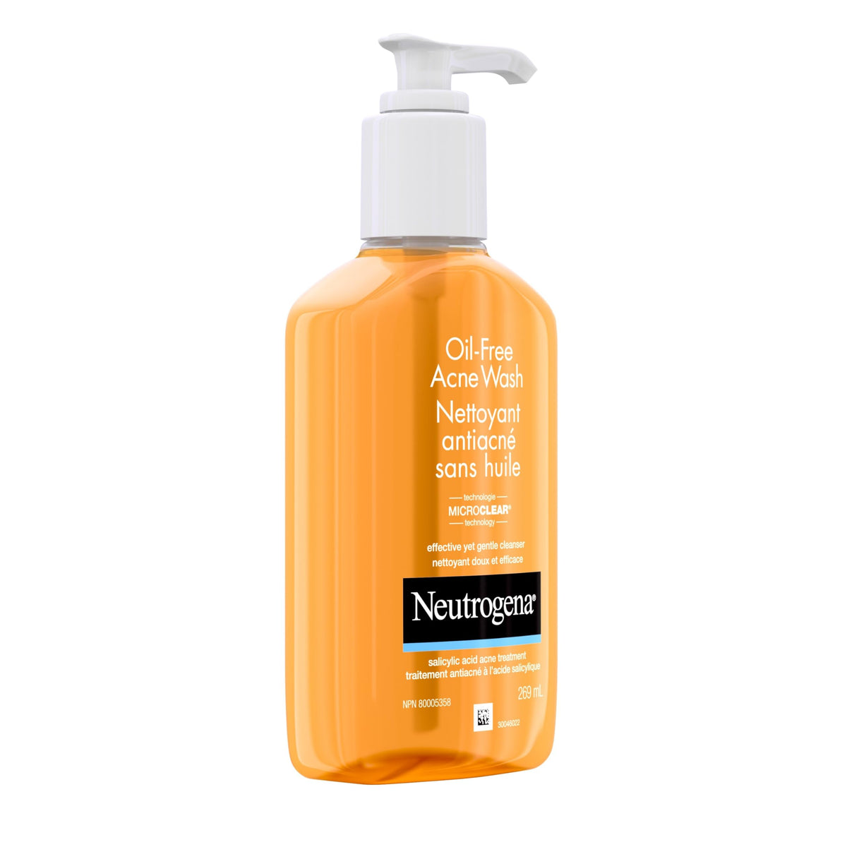 Neutrogena Oil-Free Acne Wash Gel with 2% Salicylic Acid, 269 mL