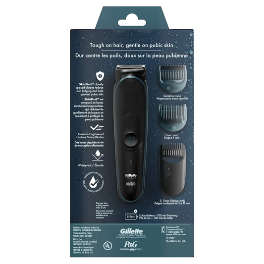 Gillette Intimate i7 Premium Waterproof Body Hair Trimmer