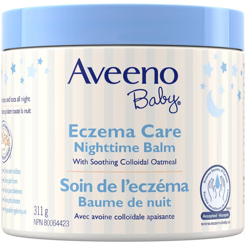 Aveeno Baby Eczema Care Nighttime Balm, 311 g