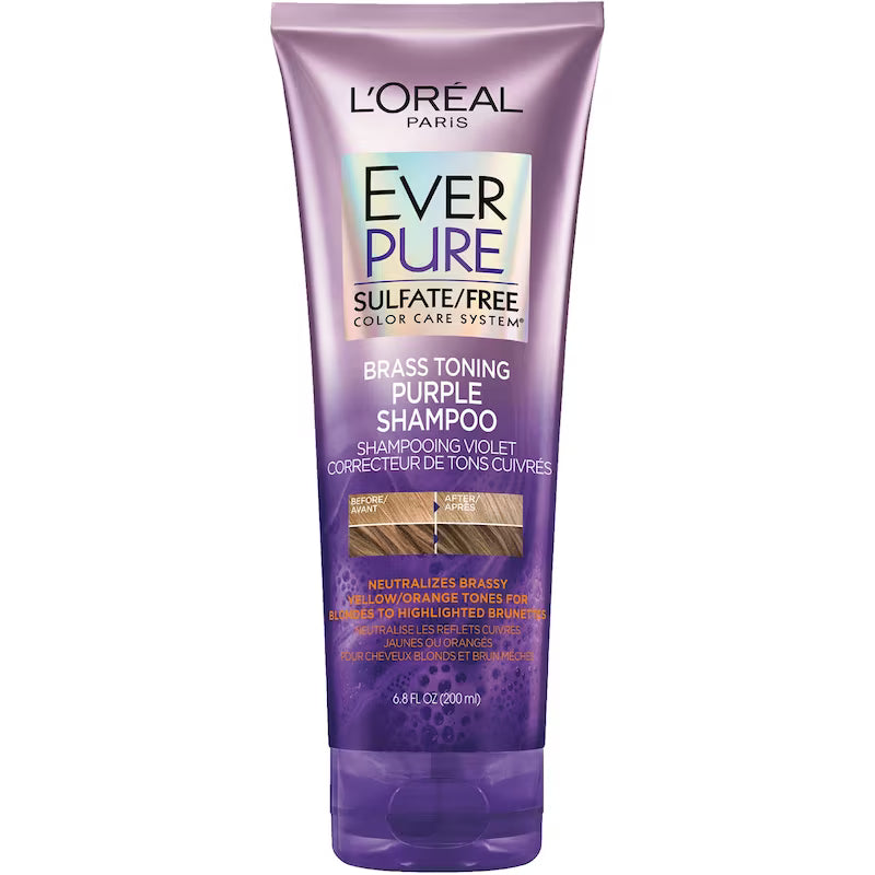 L'Oréal Paris EverPure Sulfate-Free Purple Toning Shampoo, 200 mL