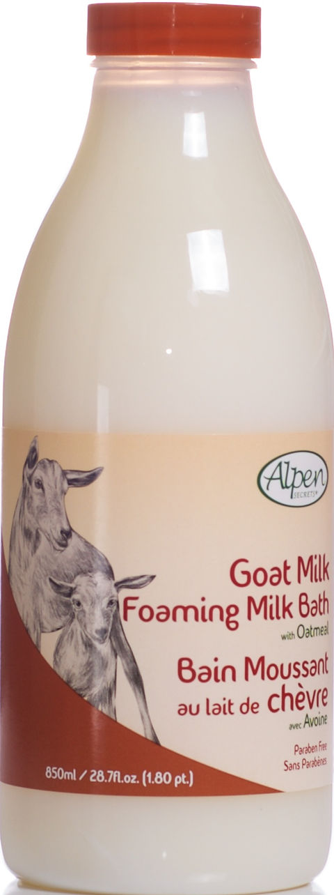 Alpen Secrets Oatmeal Goat Milk Foam Bath 850 mL