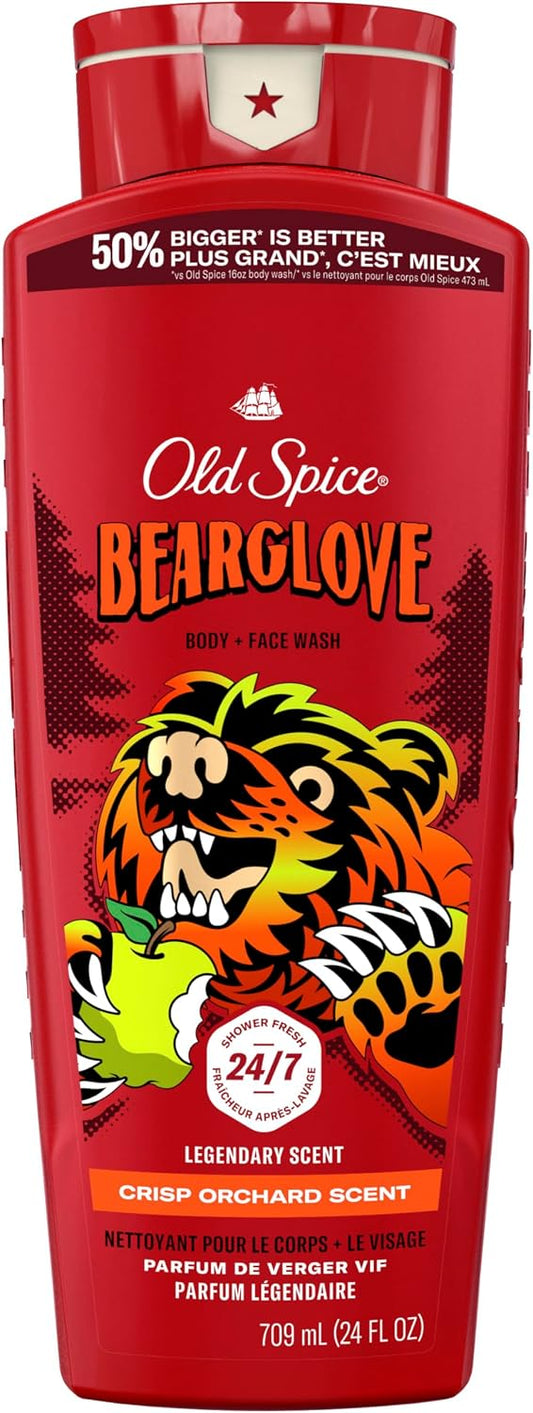 Old Spice Bearglove Crisp Orchard Body Wash, 709 mL