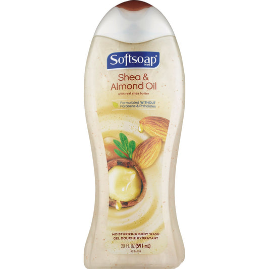 Softsoap Shea & Almond Oil Moisturizing Body Wash, 591 mL