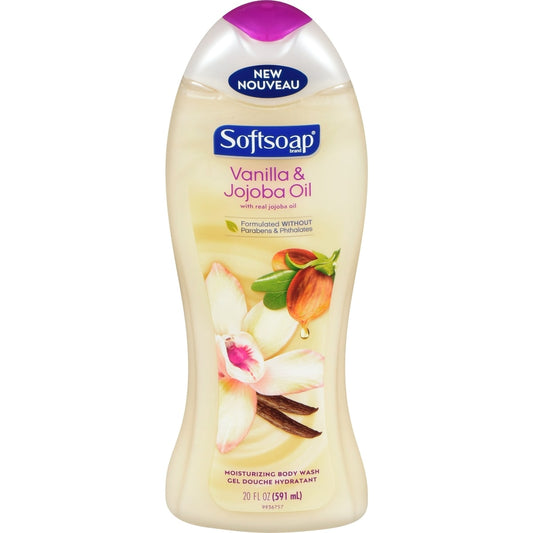 Softsoap Moisturizing Body Wash, Vanilla & Jojoba Oil, 591 mL