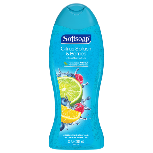 Softsoap Citrus Splash & Berries Moisturizing Body Wash, 591 mL