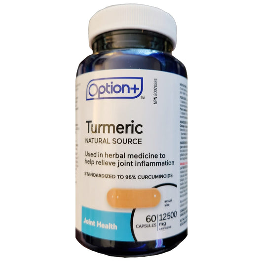 Option+ Turmeric 12,500 mg 60 Capsules
