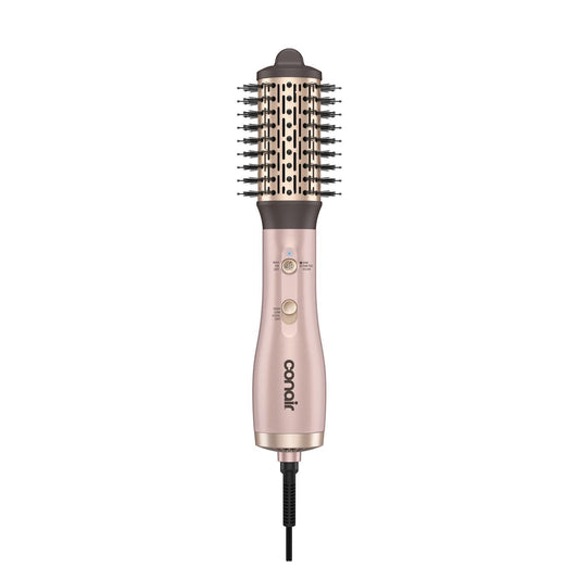 Conair Frizz Free Flex Hot Air Brush, Ceramic Tourmaline Ionic, 2-Inch Barrel, Rose Gold, 1 Pk