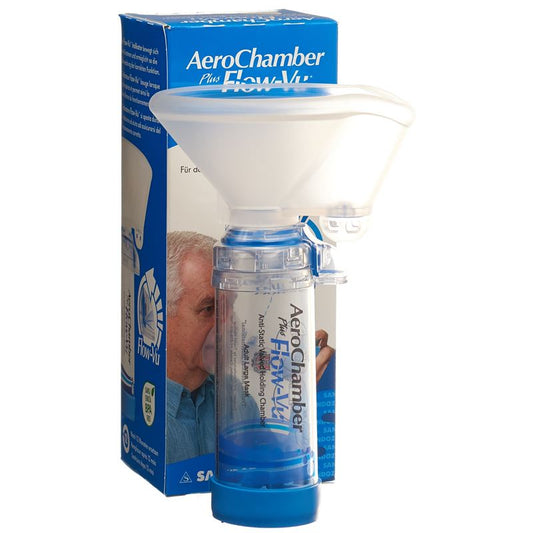 AeroChamber Plus Flow-Vu Chamber with Adult Large Mask