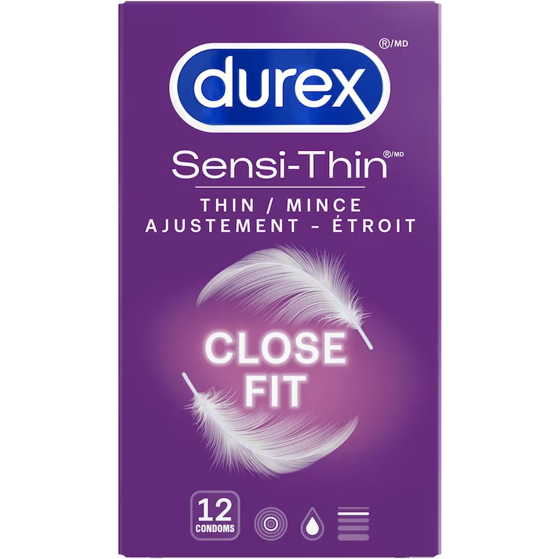 Durex Sensi-Thin Close Fit Condoms, 12 Count