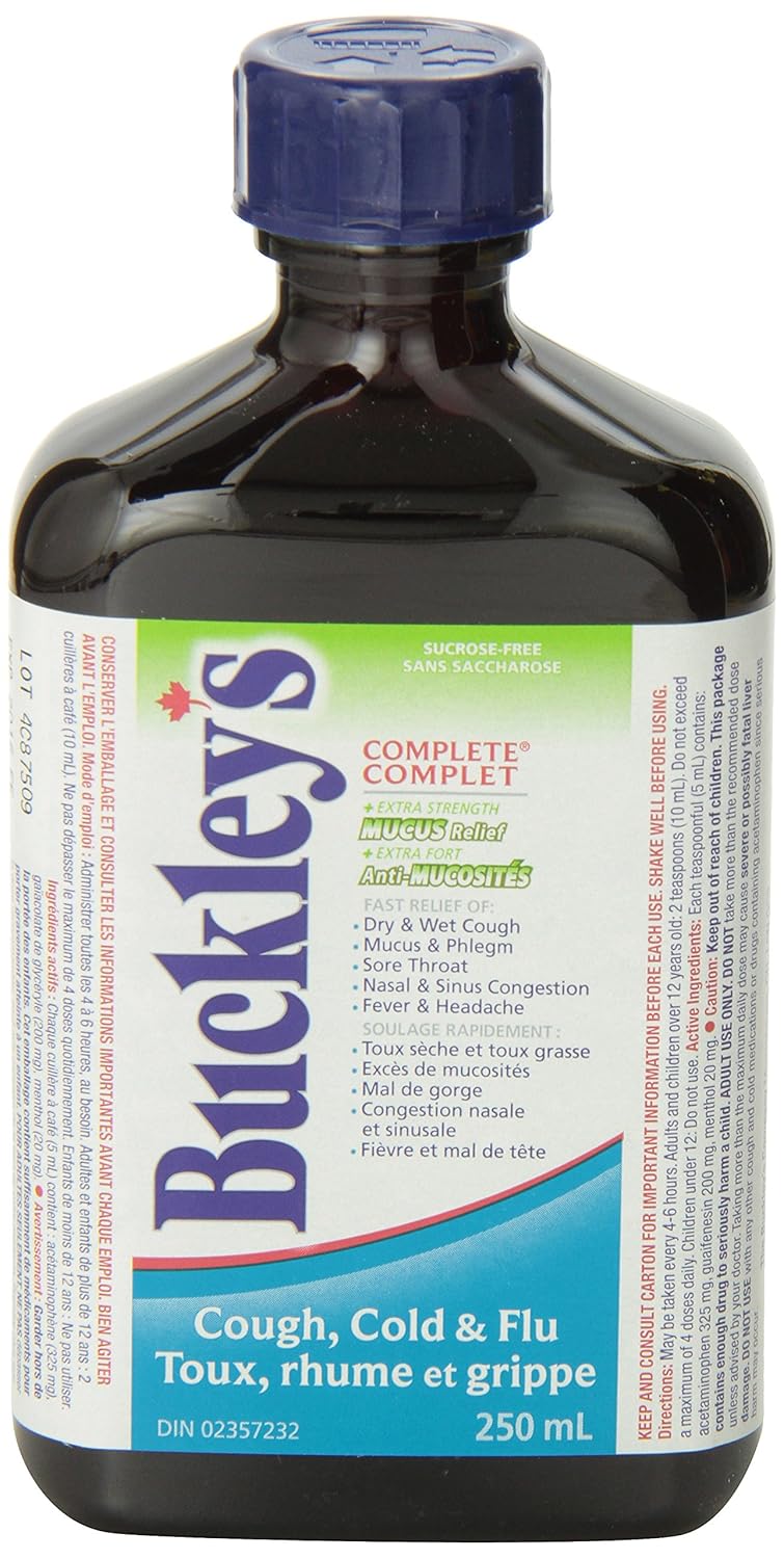 Buckley's Cough & Mucus Relief Extra Strength Syrup, 250 mL