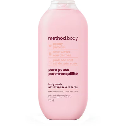 Method Body Pure Peace Body Wash, 532 mL