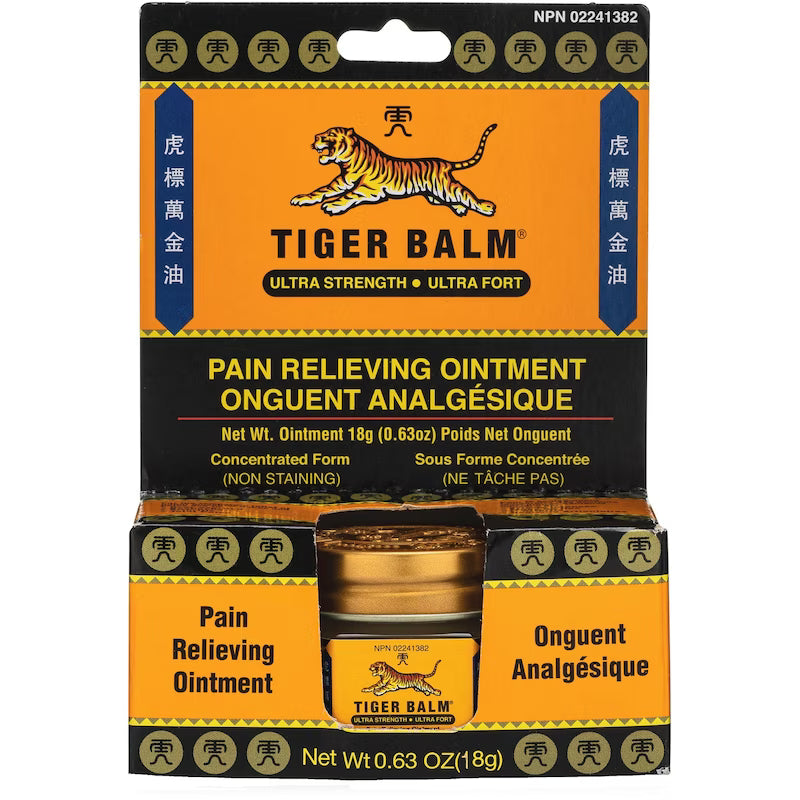 Tiger Balm Ultra Strength Pain Relieving Ointment 18 g