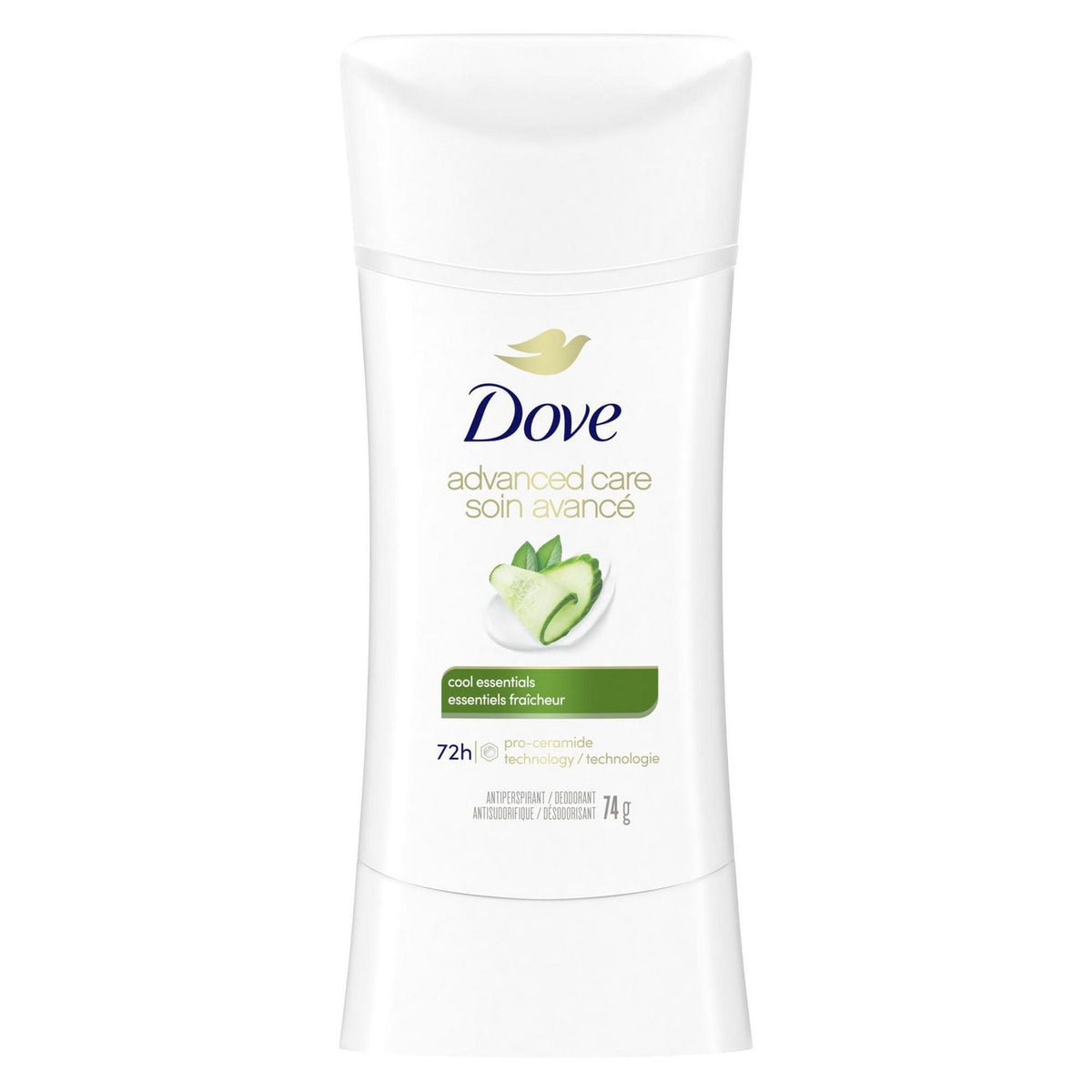 Dove Advanced Care Cool Essentials Antiperspirant Deodorant Stick, 74 g