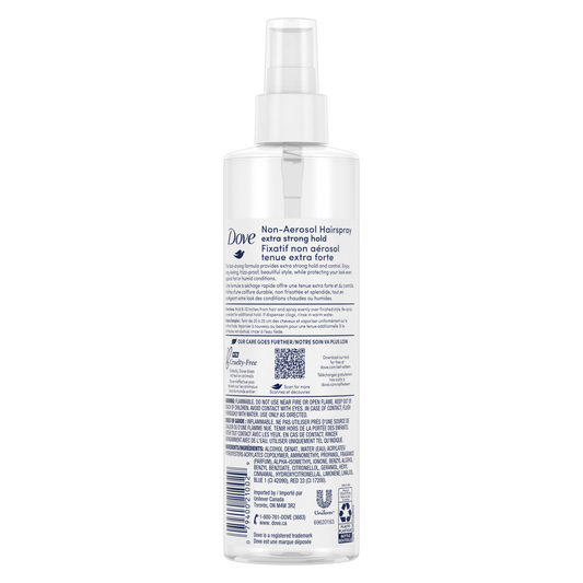 Dove Gloss & Control Extra Strong Hold Non-Aerosol Hairspray, 273 mL