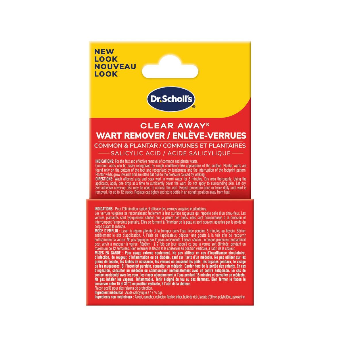 Dr. Scholl's Clear Away Fast Acting Liquid Wart Remover, 9.8 mL