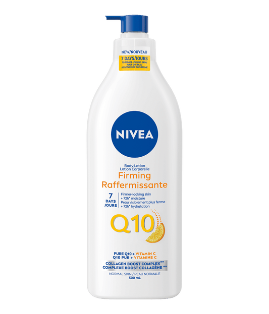 NIVEA Q10 Pure + Vitamin C Firming Body Lotion, 473 mL