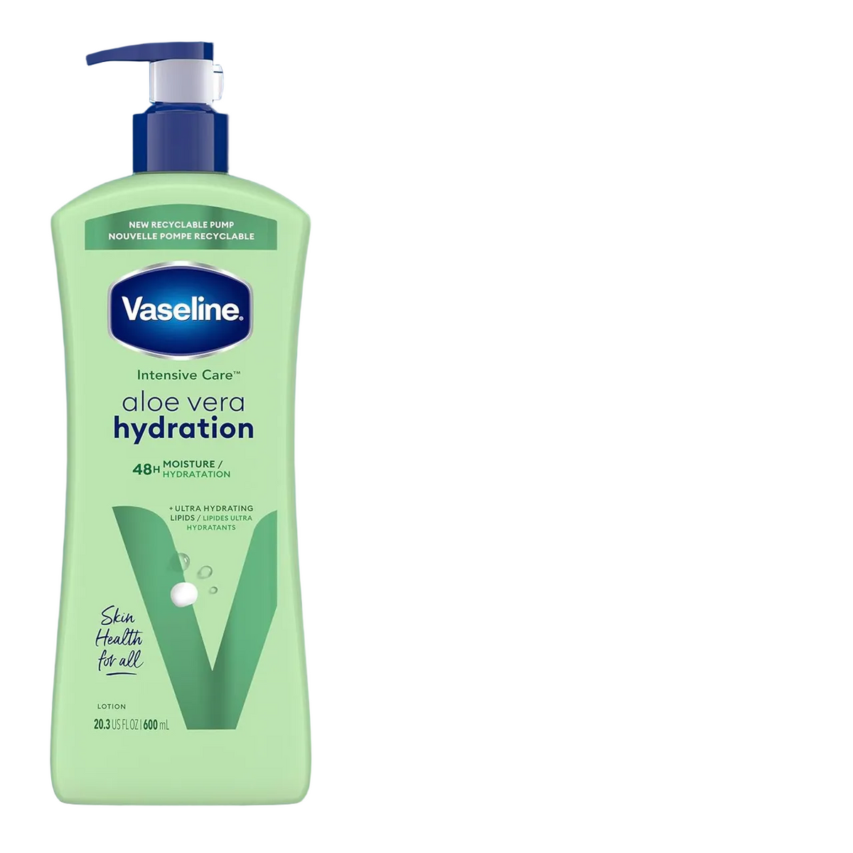 Vaseline Intensive Care Aloe Fresh Hydrating Body Lotion, 600 mL