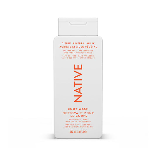 Native Body Wash Citrus & Herbal Musk 532 mL