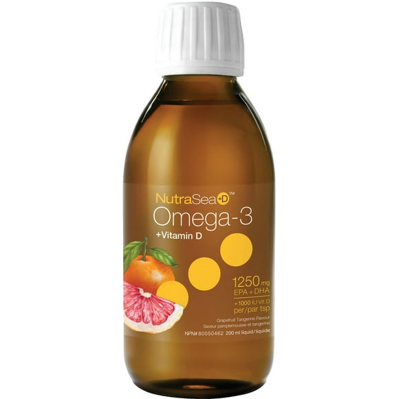 NutraSea+D Omega-3 Grapefruit Tangerine 200 mL