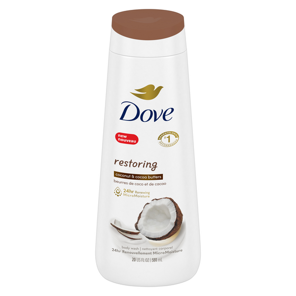 Dove Restoring Body Wash Coconut & Cocoa Butters 591 mL