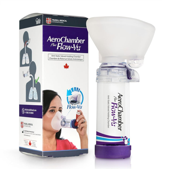 AeroChamber Plus Flow-Vu Chamber with Adult Small Mask
