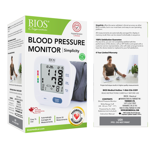 BIOS Simplicity Blood Pressure Monitor