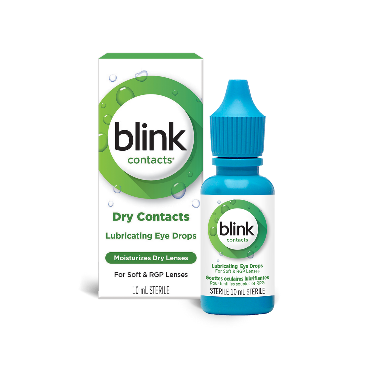 Blink Contacts Lubricating Eye Drops, 10 mL