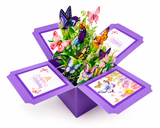 3D Pop-Up Birthday Explosion Box Card – Butterfly Garden Collection