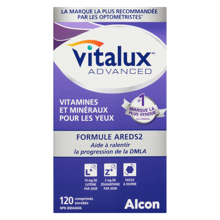 Vitalux Advanced Eye Vitamin & Mineral, 120 Coated Caplets