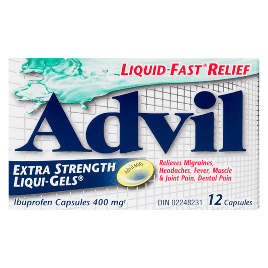 Advil Extra Strength Liqui-Gels, 400 mg, 12 Capsules