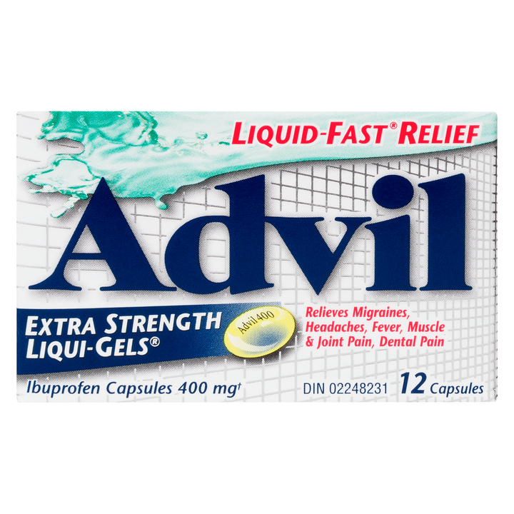 Advil Extra Strength Liqui-Gels, 400 mg, 12 Capsules