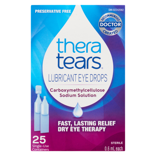 TheraTears Lubricant Eye Drops, 25 Single-Use Containers