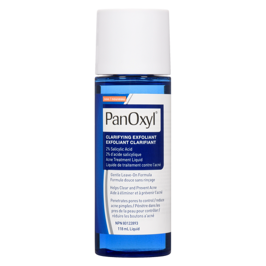 PanOxyl Clarifying Exfoliant 2% Salicylic Acid Liquid, 118 mL