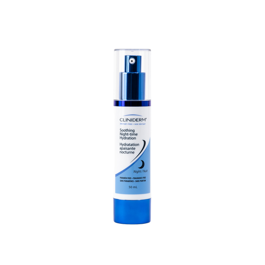 Cliniderm Soothing Night-Time Hydration Night Cream, 50 mL
