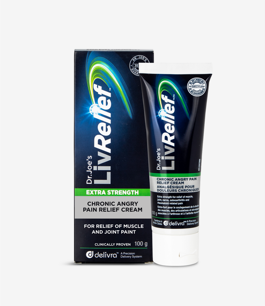 LivRelief Extra Strength Chronic Angry Pain Relief Cream, 100 g