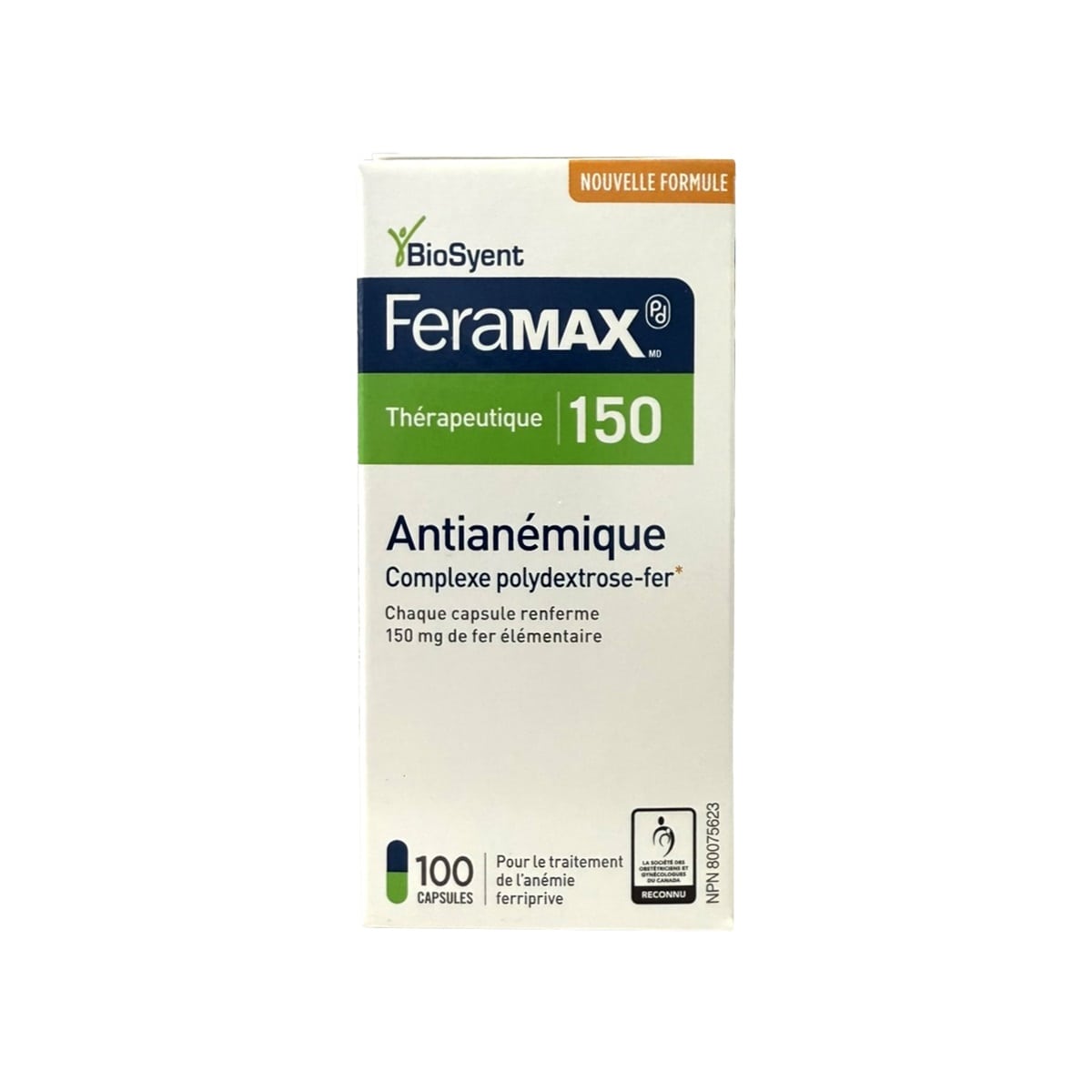 FeraMAX Pd Therapeutic 150 mg Capsules, 100 Capsules