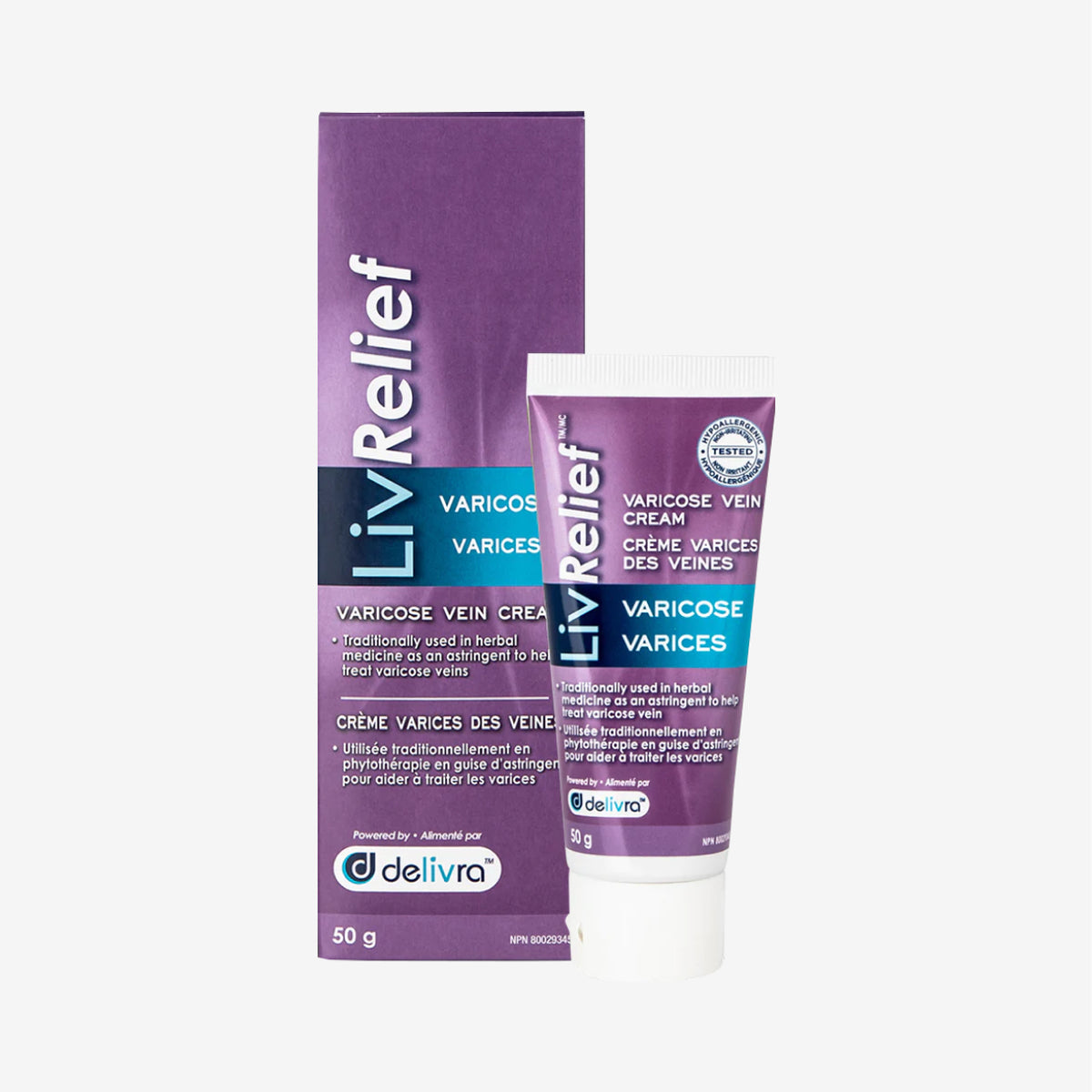 LivRelief Varicose Vein Cream 50 g