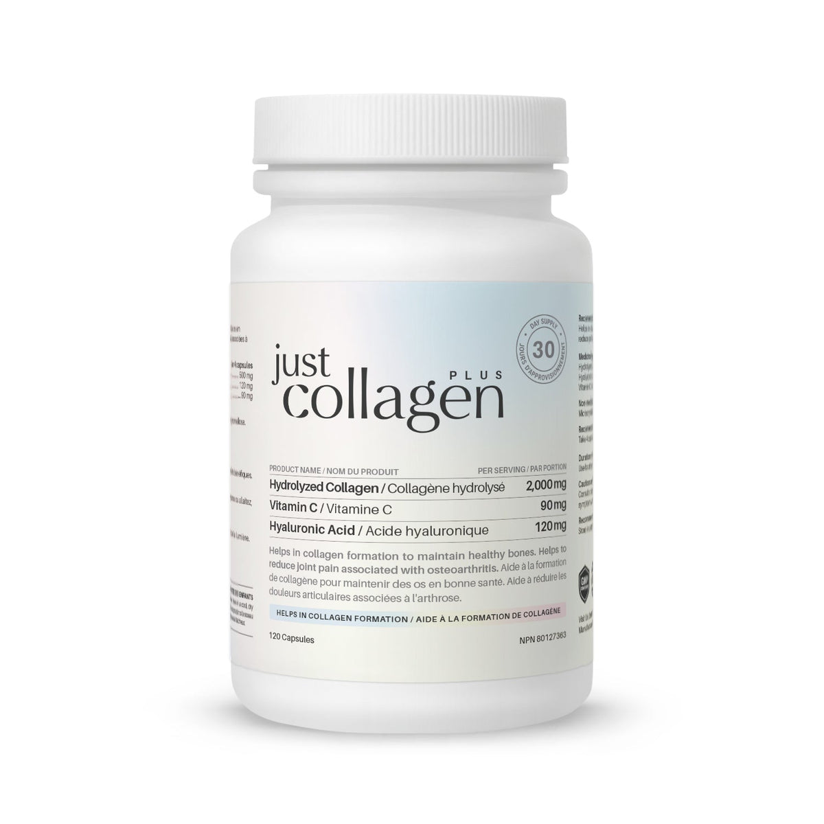 Webber Naturals Collagen with Lysine + Vitamin C, 500 mg, 120 Tablets