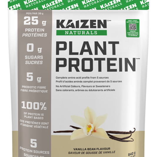Kaizen Naturals Plant Protein Vanilla Bean 840 g