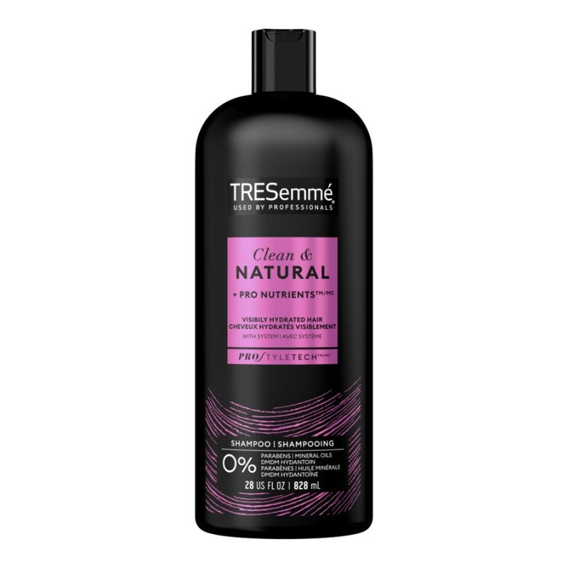 TRESemmé Clean & Natural Gentle Hydration Shampoo, 828 mL