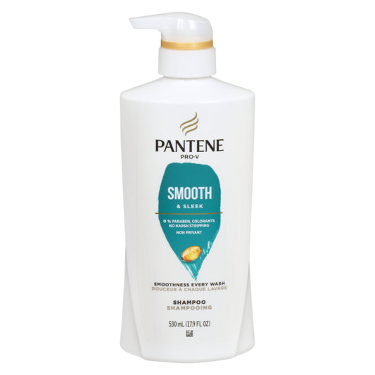 Pantene Pro-V Smooth & Sleek Shampoo, 530 mL