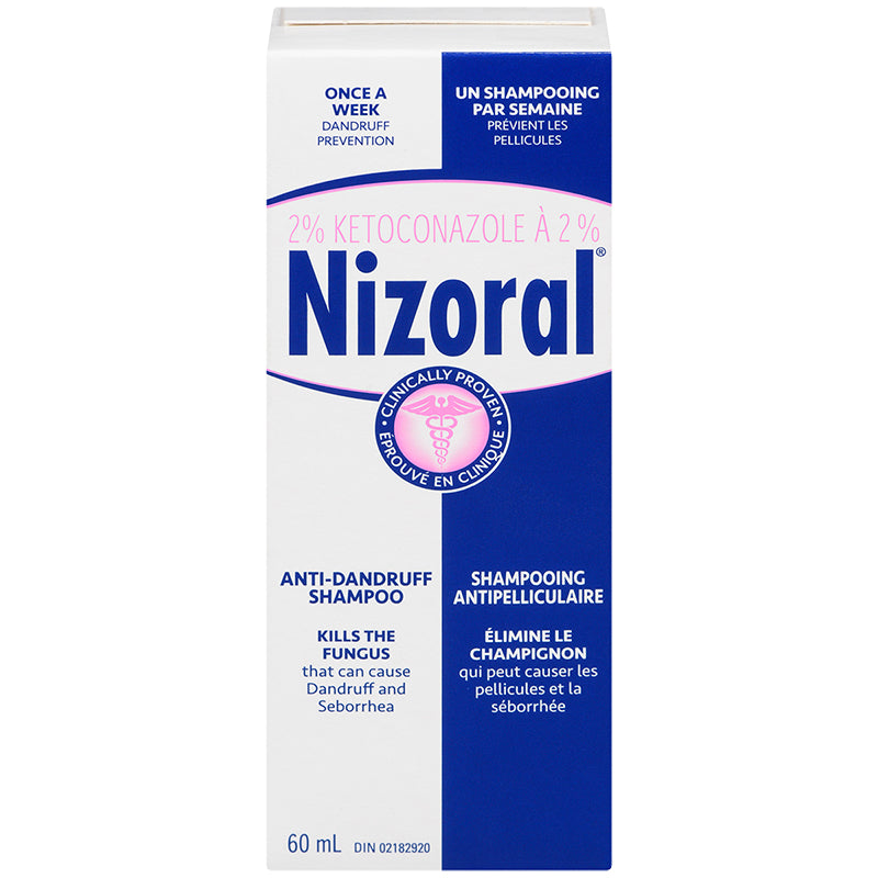 Nizoral Ketoconazole 2% Anti-Dandruff Shampoo, 60 mL