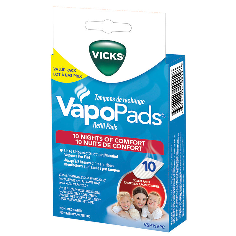 Vicks Soothing Menthol VapoPads Refill Pads Value Pack, 10 Count