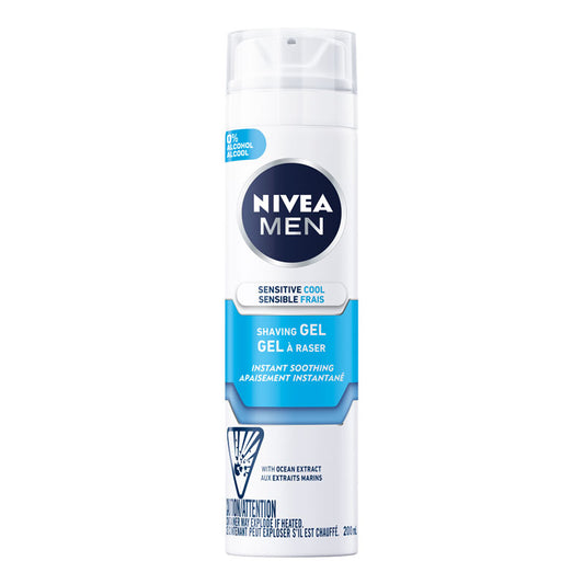 NIVEA MEN Sensitive Cooling Shaving Gel, 198 g