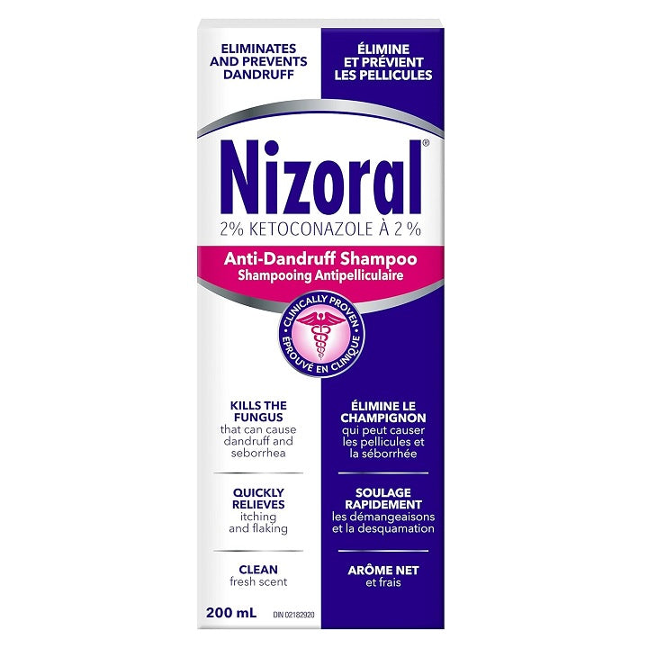 Nizoral 2% Ketoconazole Anti-Dandruff Shampoo, 200 mL