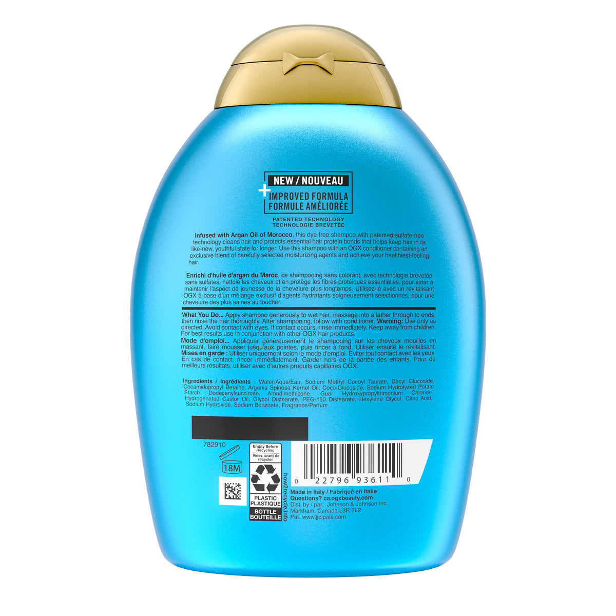 OGX Renewing+ Argan Oil of Morocco Shampoo, 385 mL