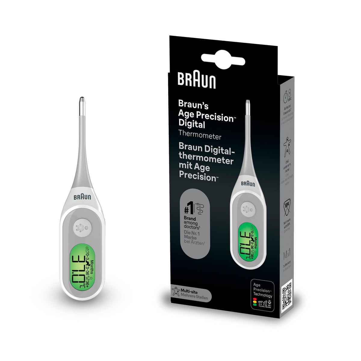Braun Age Precision Digital Thermometer